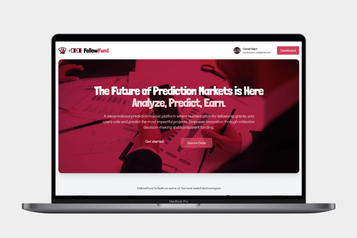 FellowFund: Decentralized Fellowship Funding Through Prediction Markets